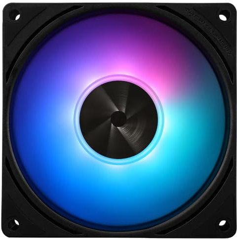 Thermalright TL-P9-S Ventilador de CPU Carcasa del ordenador Ventilador ARGB Ventilador silencioso de 4 pines PWM-PC, potente ventilador de refrigeración silencioso de 92 mm, velocidad de 2200 rpm