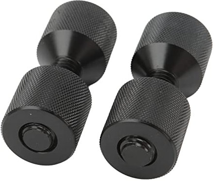 Ensemble de 2 Broches à Deux Trous en Aluminium, Aligneurs de de Tuyau à 2 Trous, Goupille d'alignement de Connexion pour Voiture, Bateau, Grandes Machines, Jeu de