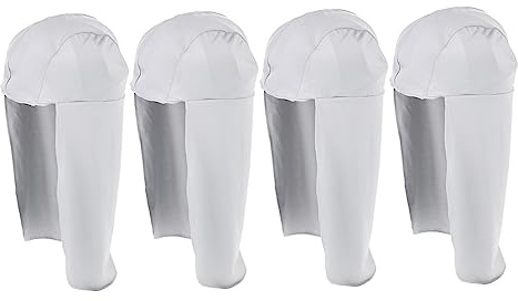 IMIKEYA Gorro bajo Casco Ciclismo 4piezas Protección Solar y Enfriamiento, Material Poliéster, Adecuado para Pesca y Camping, Diseño Largo para Protección del Cuello