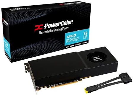 PowerColor AMD Radeon AI PRO R9700 32GB GDDR6 Graphics Card
