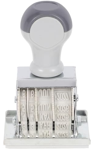 MAGICLULU Portable Handheld Date Stamp Adjustable 2022-2033 Rolling Stamper for File Marking, Card Making and Office Supplies
