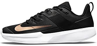 Nike Femme Nikecourt Vapor Lite Women's Clay Court Tennis Shoe, Black/MTLC Red Bronze-White, 43 EU