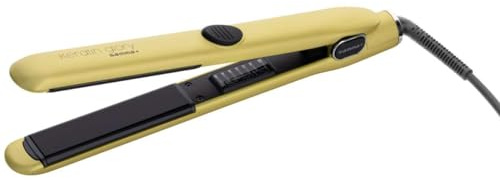 GAMMAPIU' Piastra per Capelli Keratin Glory, Piastra Capelli Professionale, Trattamenti alla Cheratina, Capelli Luminosi, 6 Regolazioni Calore, Autospegnimento (Oro Opaco)