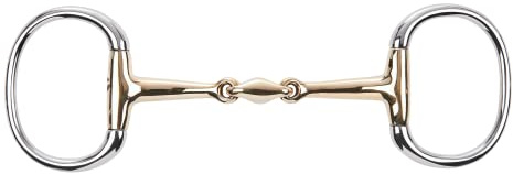 Unterleg-Olivenkopfgebiss KAUGAN® 14 mm, doppelt gebrochen