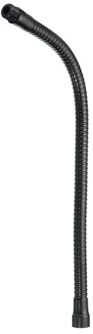 PATIKIL 16 Microphone Gooseneck, 5/8-27 Thread Metal Universal Hose Flexible Arm Gooseneck Tube Extension for Multifunction DIY, Black