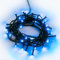 hellum Lichterkette blau mit 80 LED und Timer, Lichterkette außen blau, 7,9 m beleuchtete Länge, mit Stecker outdoor, mit Außen-Transformator, Kabel grün <59 lm 151923