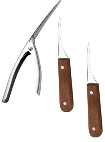 Amosfun Garnelenreiniger Walnuss Holzgarnelenschäler Garnelenlinienentferner Küchenwerkzeug Für Zuhause Hotels Und Restaurants