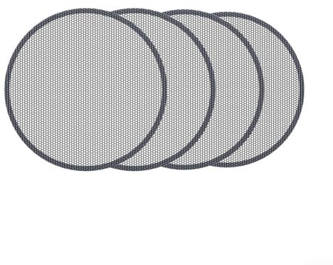 Filtro antipolvere per ventola PS5 PRO, kit di protezione antipolvere per PS5, filtro antipolvere per ventola PS5, 11 x 11 cm, copertura antipolvere in rete per ventola di raffreddamento PS5,