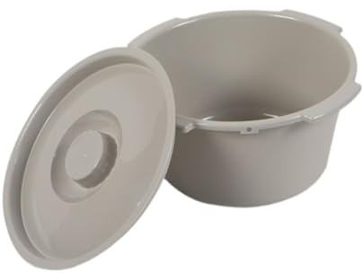B Baosity Cubo Inodoro Multiusos Cómodo con Tapa Resistente