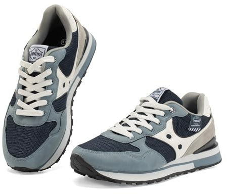 JOMIX Scarpe da Ginnastica Uomo Casual Running Sneakers retrò Leggero Sportive Comode Moda Antiscivolo Camminata Tennis Fitness