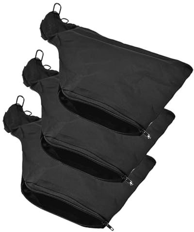 VOANZO Lot de 3 Sacs à poussière pour scies à Onglet 255 Sac à poussière pour scie à Onglet avec Fermeture éclair Sac à poussière pour scie à Table Sac de Remplacement Anti-poussière