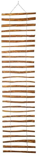 BOGATECO Rankgitter aus Haselnuss für Kletterpflanzen | 50 x 200 cm Braun | Holz Rankhilfe Perfekt für den Garten, Balkon und Terrasse | Rankgitter Sichtschutz | 2 Größen zur Wahl