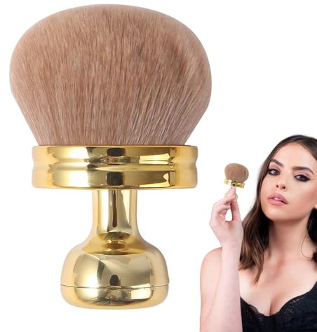 Solbrunborste 7,6 cm jämn applicering foundation concealer | Ansikts- och kroppsborste för självbrunare Kosmetika för alla hjärtans dag, mors dag, vänner, flickvän, mamma, ben, rygg,