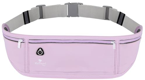 QZLSAYSL Running Belt, Purple Running Belt，Waterproof，Purple | Running Belts for Women，Light Fitness Belt, Water Resistant Waist Pack, Fits Smartphone up to 6.9 inch, For Women Men