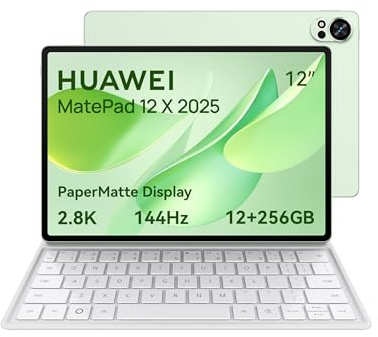 HUAWEI MatePad 12 X 2025 12+256GB AG inbox Keyboard, Tablet, 2.8K 144Hz 1000nits 12-inch Ultra-clear PaperMatte Display, 12+256GB, 10100 mAh Battery, 66W SuperCharge, WiFi 7 with Keyboard
