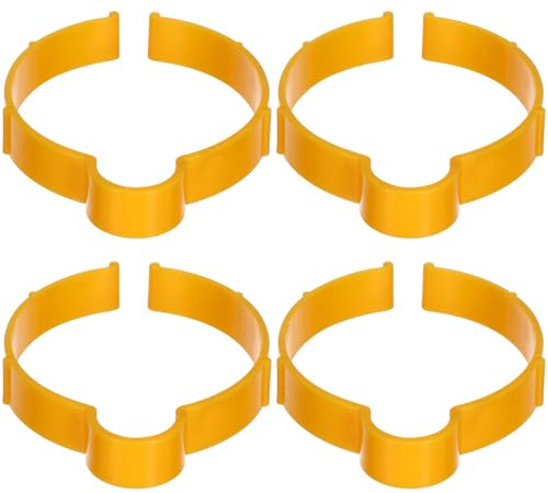 Gatuida 4 Clips Porte-rouleau de Vinyle Jaunes 8 Cm, Outil de Rangement pour Film Adhésif Automobile, Clips pour Feuilles et Rouleaux de Film Vinyle, Accessoires Bricolage Voiture