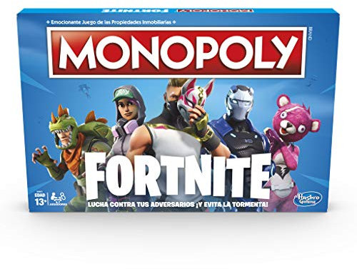 Monopoly Fortnite (spanische Version), Mehrfarbig, Einheitsgröße (Hasbro E6603105)