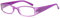 NEW VISION Occhiali da Lettura Donna Leggero, Occhiali da Lettura alla Moda, Occhiali da Vista Donna Comodo Computer Lettori per Donna NV0176 (+1.00, Viola)