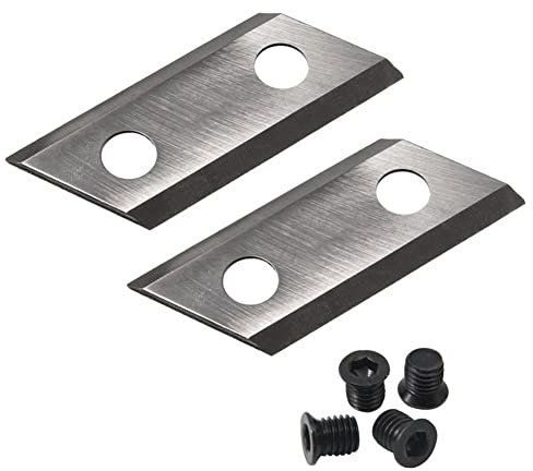 1 Paire de Lames de broyeur de Jardin Couteaux de déchiqueteuse à Bois avec vis