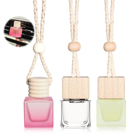 YISOWUH Deodoranti per auto Confezione da 3 clip per bocchette di aerazione, deodoranti per auto a lunga durata per auto e casa, miele, pesca, vaniglia e lino