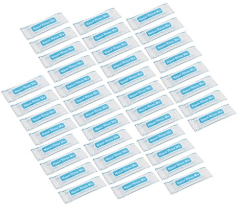 SEWOART 80piezas Sal Para Lavado Nasal Paquetes De Para Limpiar La Nariz Mezcla Para Enjuague Nasal Para Cuidado Nariz