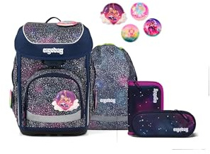 ergobag cubo set zaino scolastico ergonomico classico 5 pezzi prima elementare