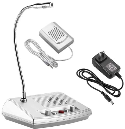 Sistema de intercomunicación para ventanilla de billetes de banco/oficina/hospital, altavoz de doble vía, interfono, grabación de audio, antiinterferencia, ventana de cristal, intercomunicador con