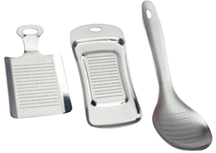 PAMINGONO 3 Uds Rebanador De Ajo Trituradora De Ajo Prensa De Jengibre Prensa Plateada