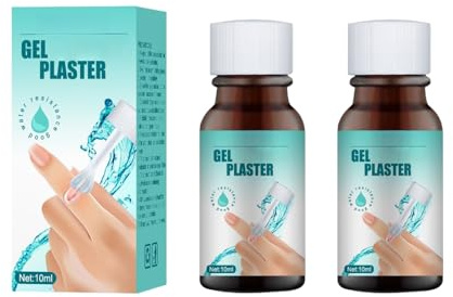 2PCS Skin Liquid Plaster,Breathable Healing Gel,Skin Glue for Wounds Human,Waterproof Liquid Band Aid for Scrapes,Invisible Wound Skin Glue to Promote Healing,Breathable Spray on Plasters for Cuts