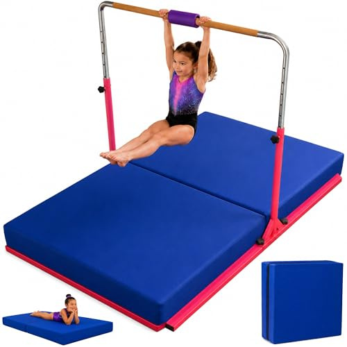SaferBounce Landing Gymnastics Mat 183x122x15 CM,Crash Pad for Kids, Soft Gymnastics Pad for Tumbling,Cheerleading and Training, Toddler Crash Mat, Sensory Crashpad, Athletics, Climbing and Bouldering
