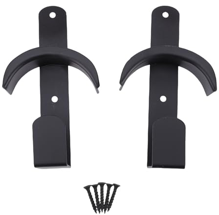 Asixxsix Bridle Rack, Premium Iron Metal Bridle Holder for Hanging Reins Bridles Halters Saddles, with Screw for Wall Mount, Suitable for Horse Barn Tack Room Stall Storage