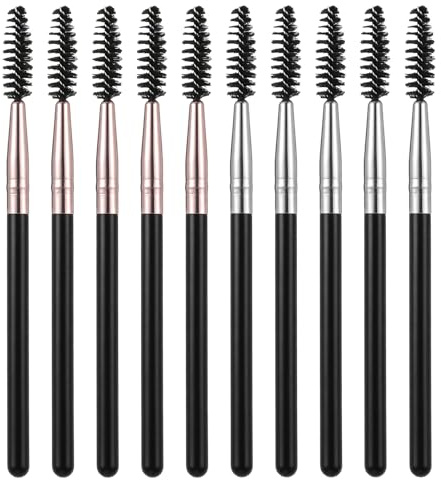 10 Pcs Eyelash Spoolie Eyelash Brush Lash Spoolie Mascara Wands