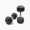 SUPRFIT - Hexagon Kurzhanteln paarweise mit gummiertem Eisenkern - Fitness Gewichte Hanteln 2 x 20 kg mit rutschfestem Chromgriff - Premium Kurzhantel Set für Calisthenics, Krafttraining & Crossfit