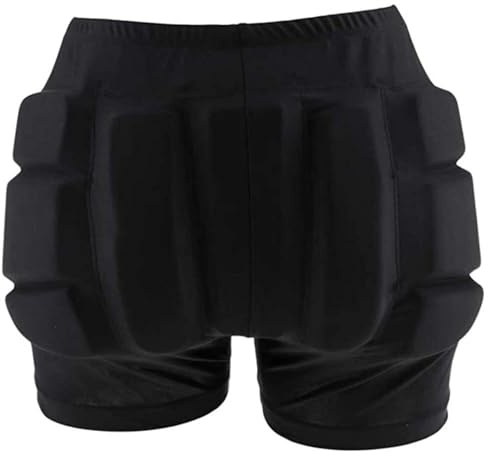 LIUHUO Protector Pants Pantalones Cortos de protección Femenina Gruesos para esquí, Snowboard y esquí, con protección 3D para Caderas, Caderas y cauda, niños, Adultos