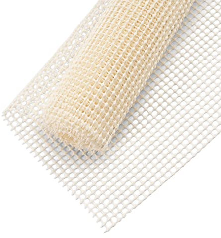 Upgrade4cars Antirutschmatte für Teppich, Küche, Schubladen, Camping, Auto usw. 120 x 180 cm | Antirutschunterlage Universal Weiß | Teppichunterlage rutschfest & Zuschneidbar | Gleitschutz Matte