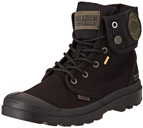 Palladium Pampa Baggy Supply, Stivali Sneaker Unisex - Adulto, Nero, 37 EU
