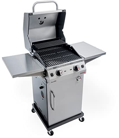 CHAR-BROIL Gasgrill Performance PRO S 2 TRU-Infrared 2-Brenner Grill | Hochleistungs Sear-Brenner für Temperaturen von bis zu 900° und eine perfekte Grill-Kruste | silber