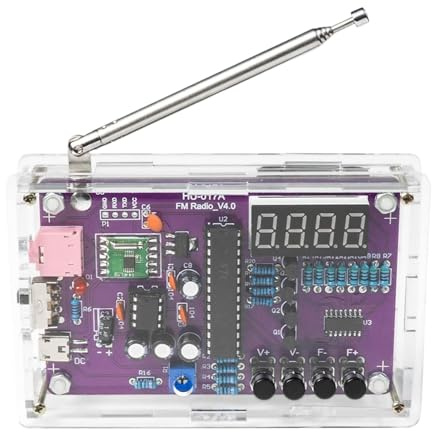 Kit de radio à la main, kit d'électronique,Kit de soudure pour les débutants - Soude des élèves du secondaire Pratiquant les accessoires, projet éducatif pour les vacances d'anniversaire