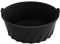Silicone Slow Cooker Divider Liners 11.2x9.8x4.5in, Crock Pot Pockets Leakproof Crock Pot Slow Cooker Liners Accessories Silicone Reusable Fit 6-8 Quarts Oval (Black)