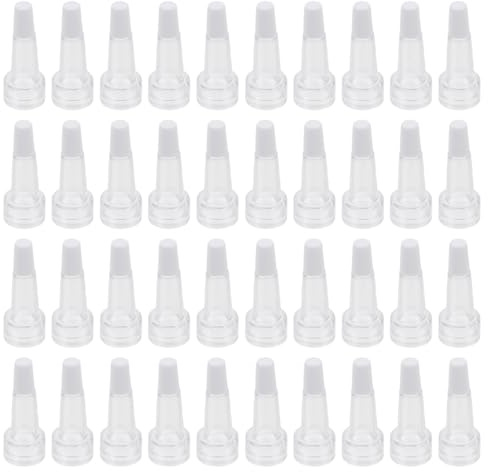 FRCOLOR Lot de 100 flacons à essence, en forme de trompette, bouchon compte-gouttes pour huiles essentielles, flacon de parfum, cosmétique