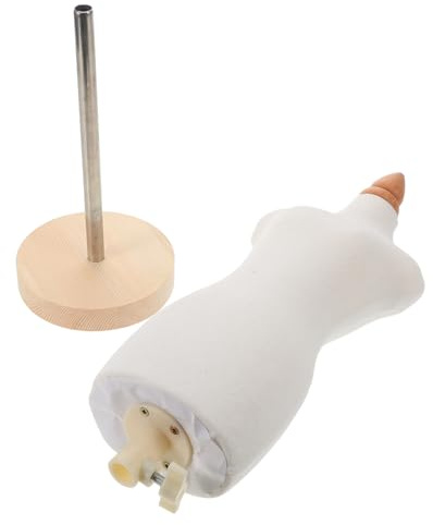 Alasum Manichino Da Cucito Regolabile Per Vestiti Da Bambola, Manichino Espositore Femminile in Miniatura 3d Con Supporto in Legno Per Sartoria e Design Di Moda