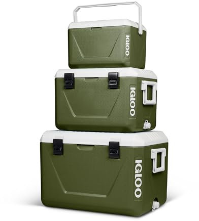 IGLOO stapelbare Passiv-Kühlboxen, 55, 27 und 11 Liter, Set