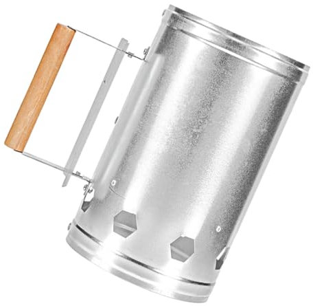 GANAZONO Lata De Encendido para Parrilla Barril De Encendido para Barbacoa De Resistente y Duradero para Cocinar Al Aire