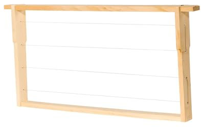 60x Zander Rähmchen Hoffmann-Seiten aus LINDEN fertig montiert waagerechte Drahtung, Europa- Qualität, mit Edelstahldraht und Messingösen, geleimt und getackert 477 x 220 mm