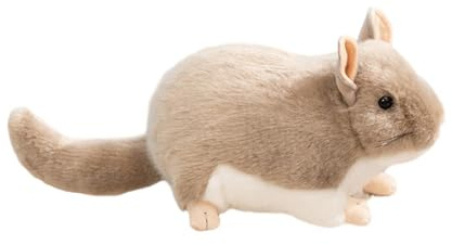 ChinChilla Gosedjur Mjuk Lugnande Komfortleksak för Smådjur | Tillbehör för Husdjursbur För igelkottar, sockerflygare, tuggande, , gömställen, boende, lek, resor, gos