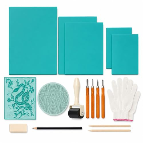 11Pack Lino Printing Kit with Tools