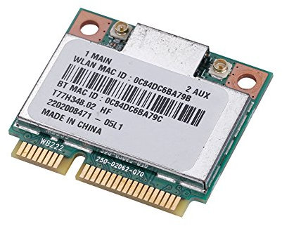 2.4G / 5Ghz Double Bande 300Mbps Bluetooth 4.0 WiFi Mini Carte sans Fil PCI-E, Carte réseau PCI Express Mini Card