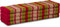 Nachhaltige Klappmatratze Kapok XXL - 200x140x8cm - extrabreite Gästematratze, Faltbare Matratze doppel, ökologische Yogamatte, Gästebett klappbar, Liege Garten Balkon (Rot/Grün)