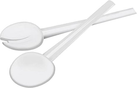 Guzzini 08070011 Posate Insalata, Plastica, Bianco