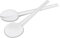 Guzzini - Happy Hour, Salatbesteck - Weiß, 20 cm - 08070011